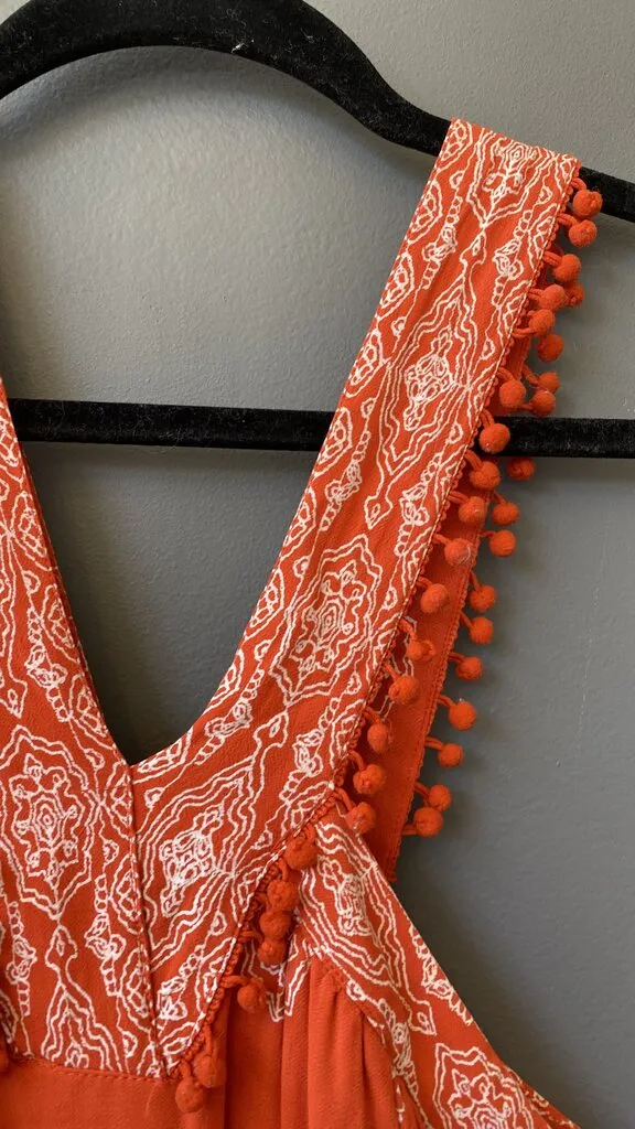 Halter Pom Pom Shift Dress