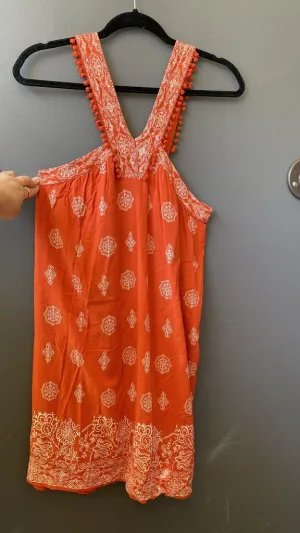 Halter Pom Pom Shift Dress
