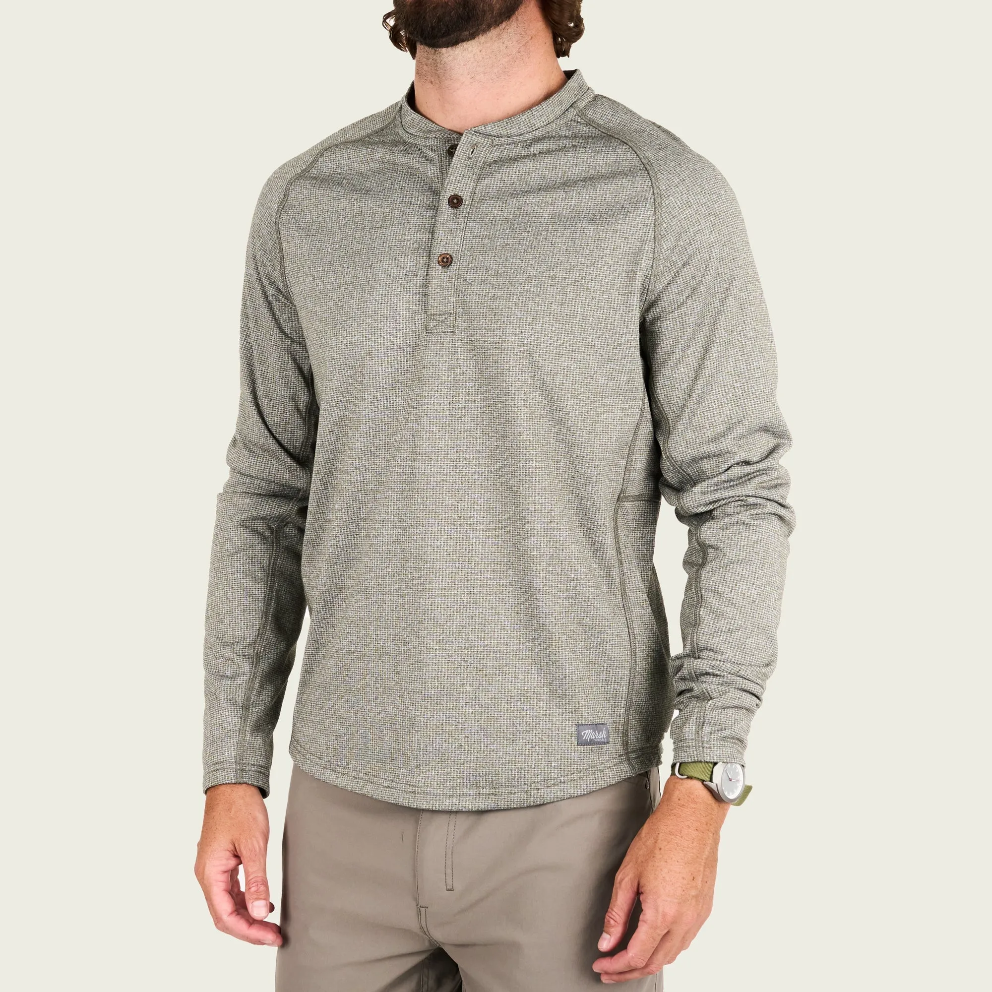 Harkers Island Fleece Henley