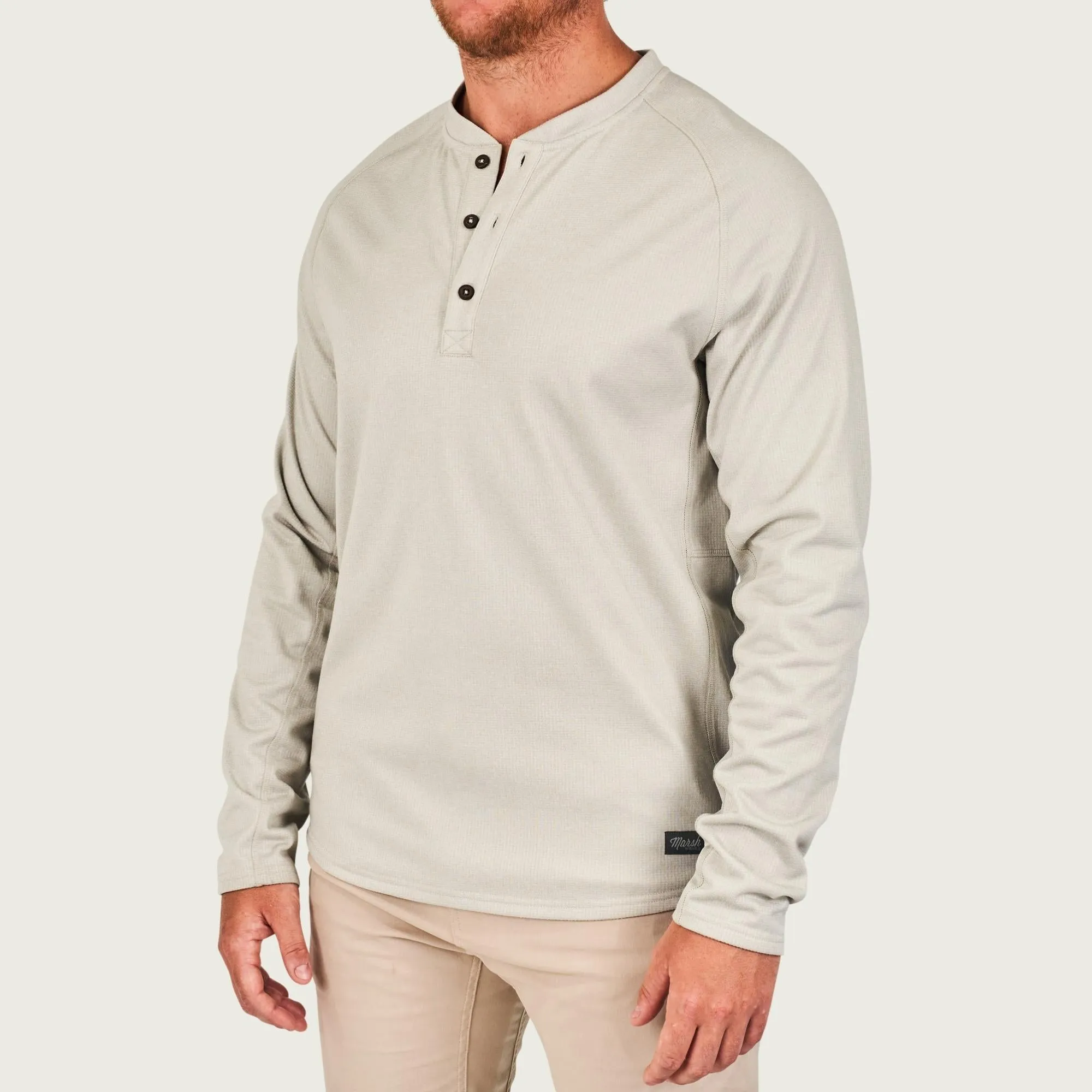 Harkers Island Fleece Henley
