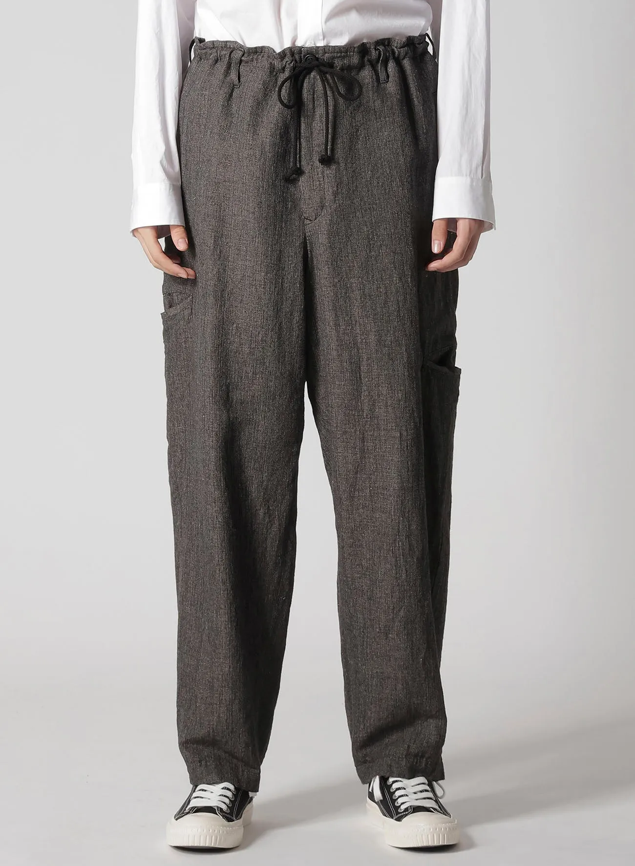 HEATHER KHADI PANTS WITH RIGHT AND LEFT LEG POCKETS