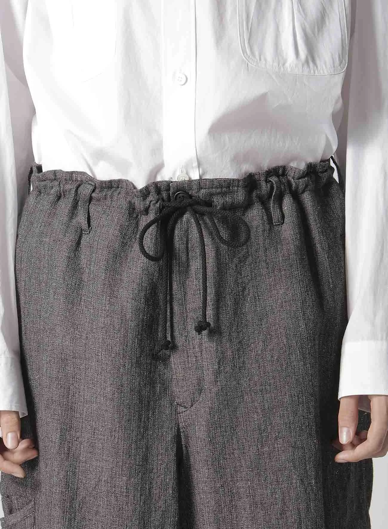 HEATHER KHADI PANTS WITH RIGHT AND LEFT LEG POCKETS