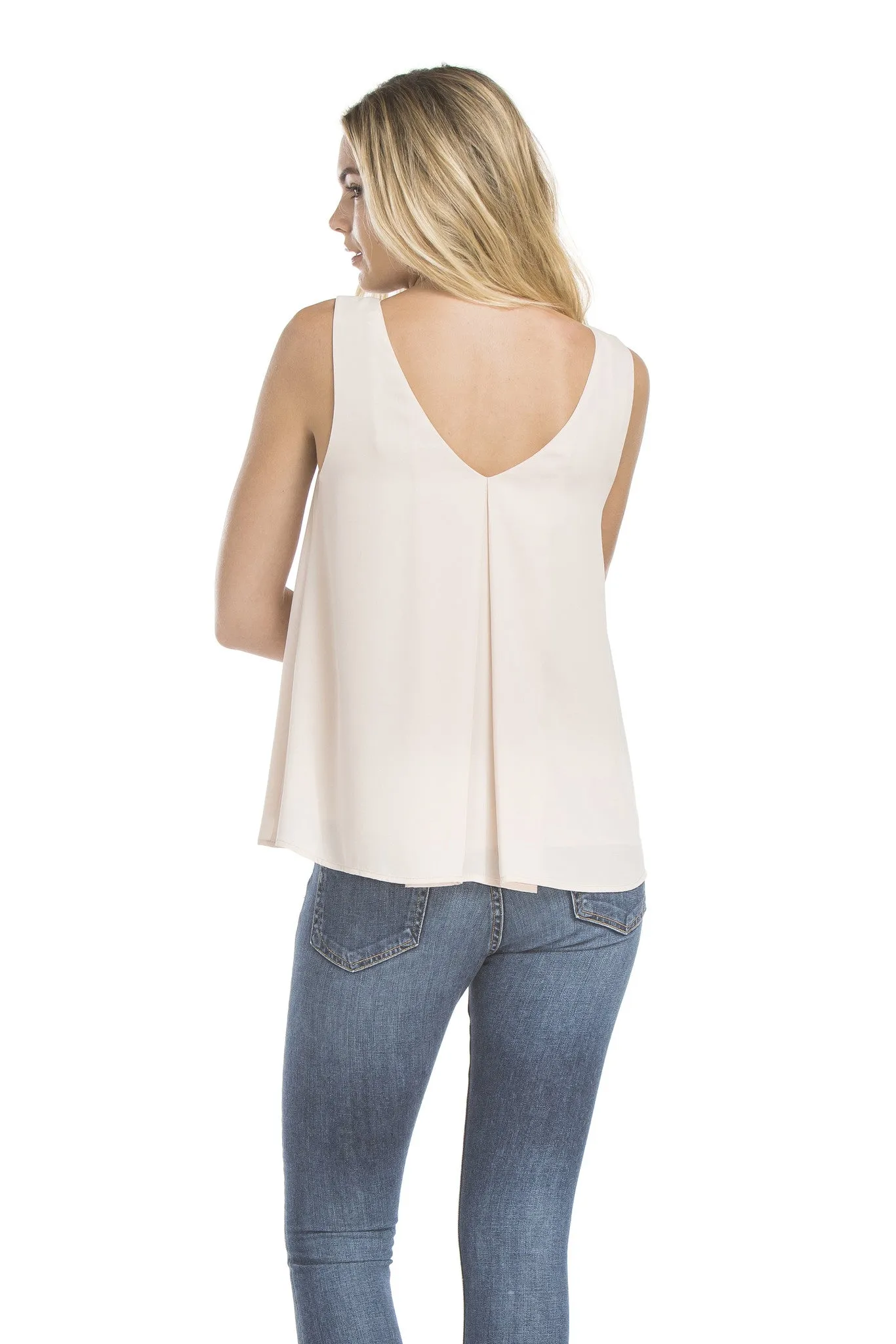 Heidi Tank Blouse | Sweet Taupe