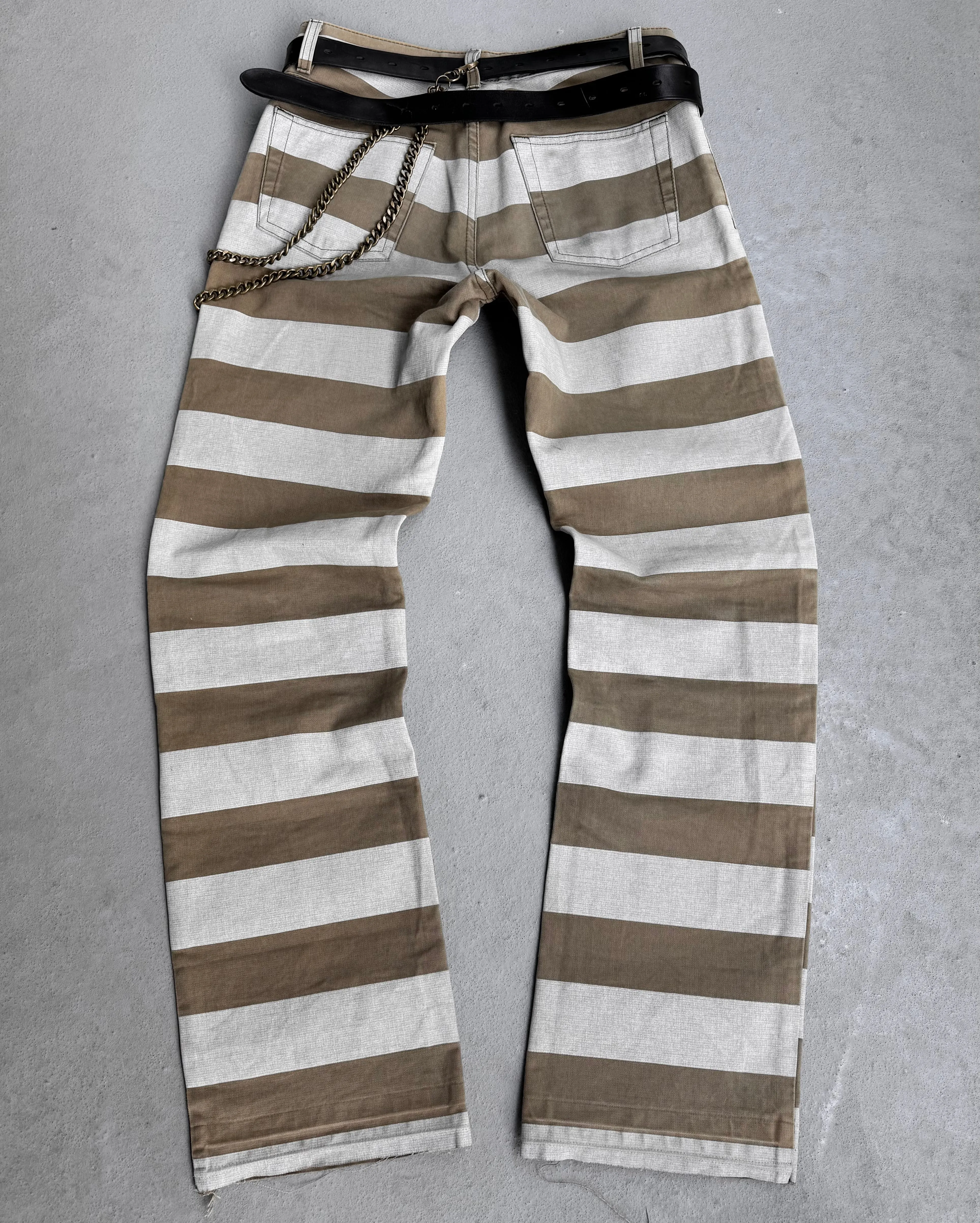 Helmut Lang SS99 ‘Prisoner’ Striped Pants