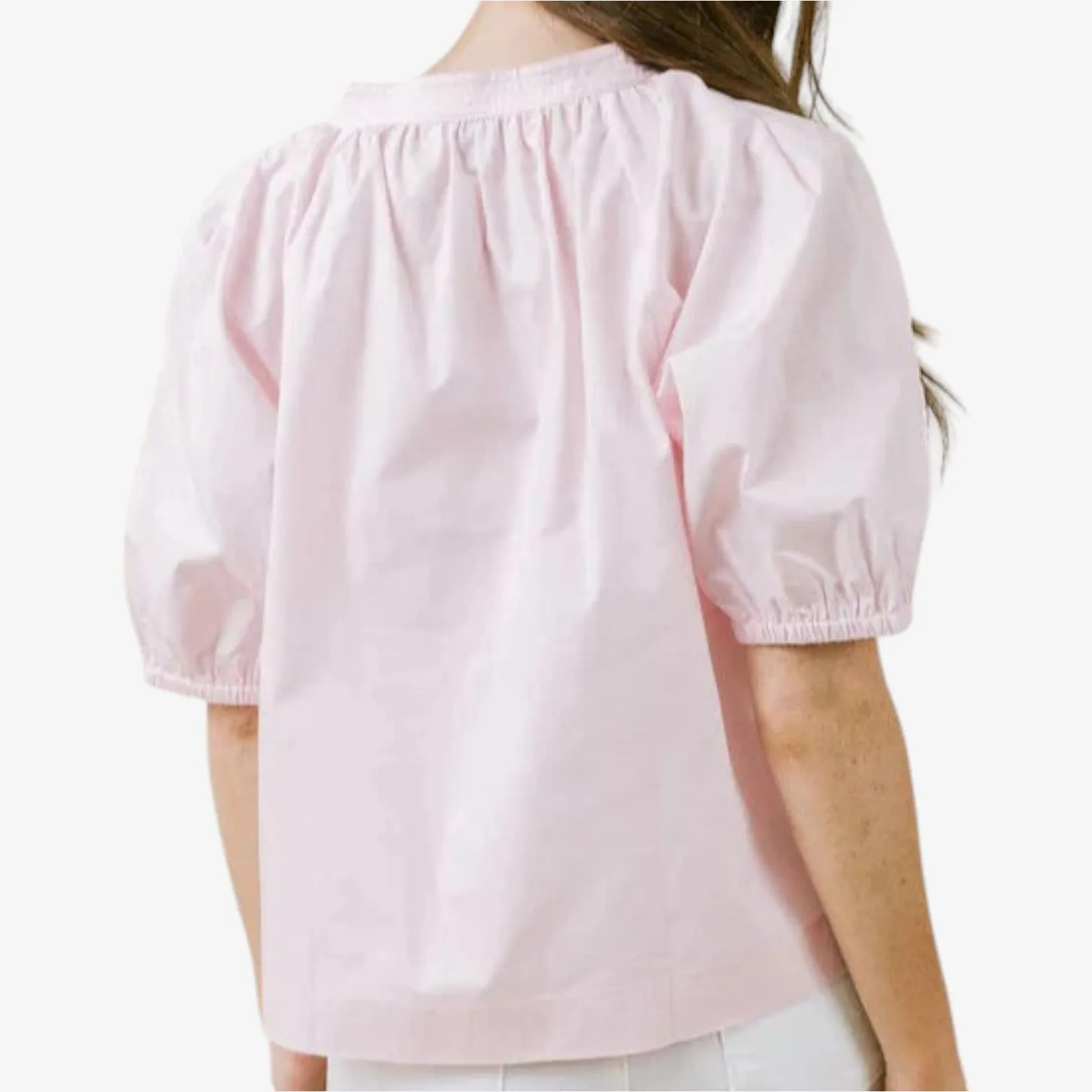 Henley Blouse Final Sale