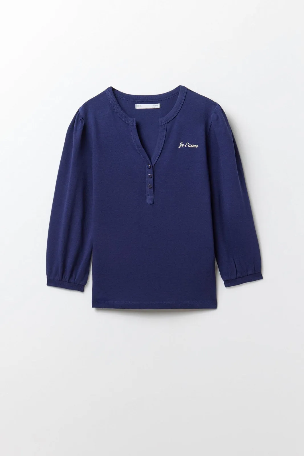 Henley shirt - Navy