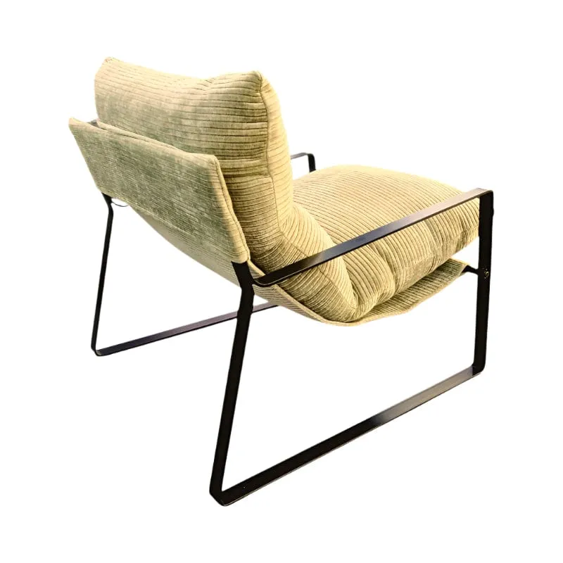 Home Beige Metal Arms Madrid Chair