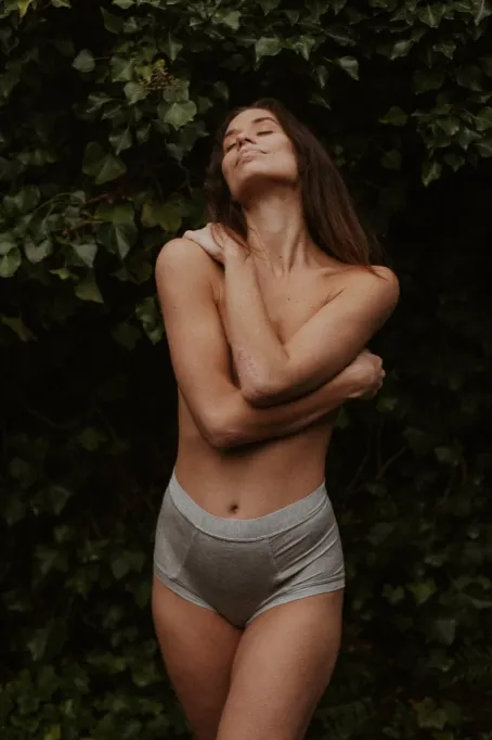 Huha - Brief Underwear | Grey