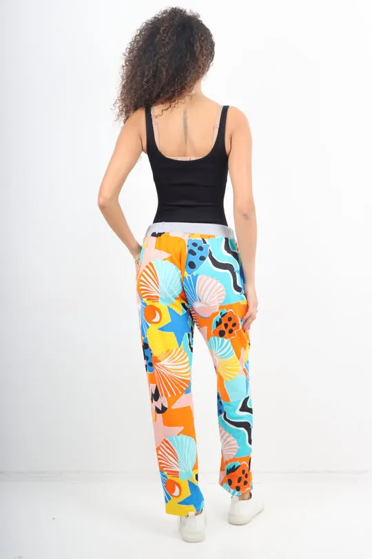 Italian Stretch Cotton Trousers ~ Not the 80's ~ ONE SIZE