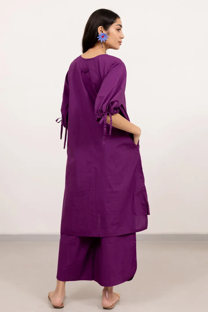 Jaamun Button-Down Tunic Set