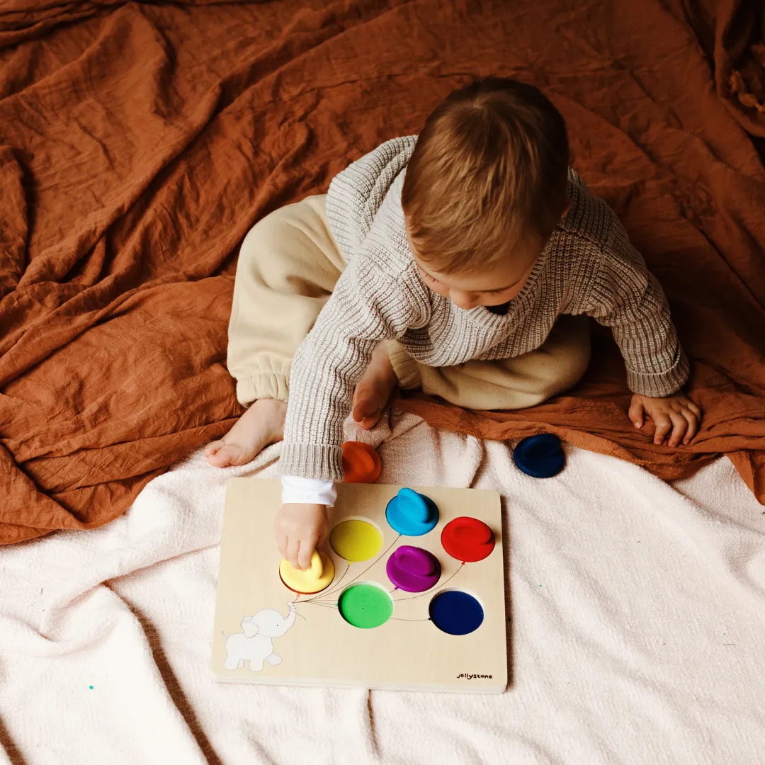 Jellystone Balloon Colour Sorter - Rainbow Pastel