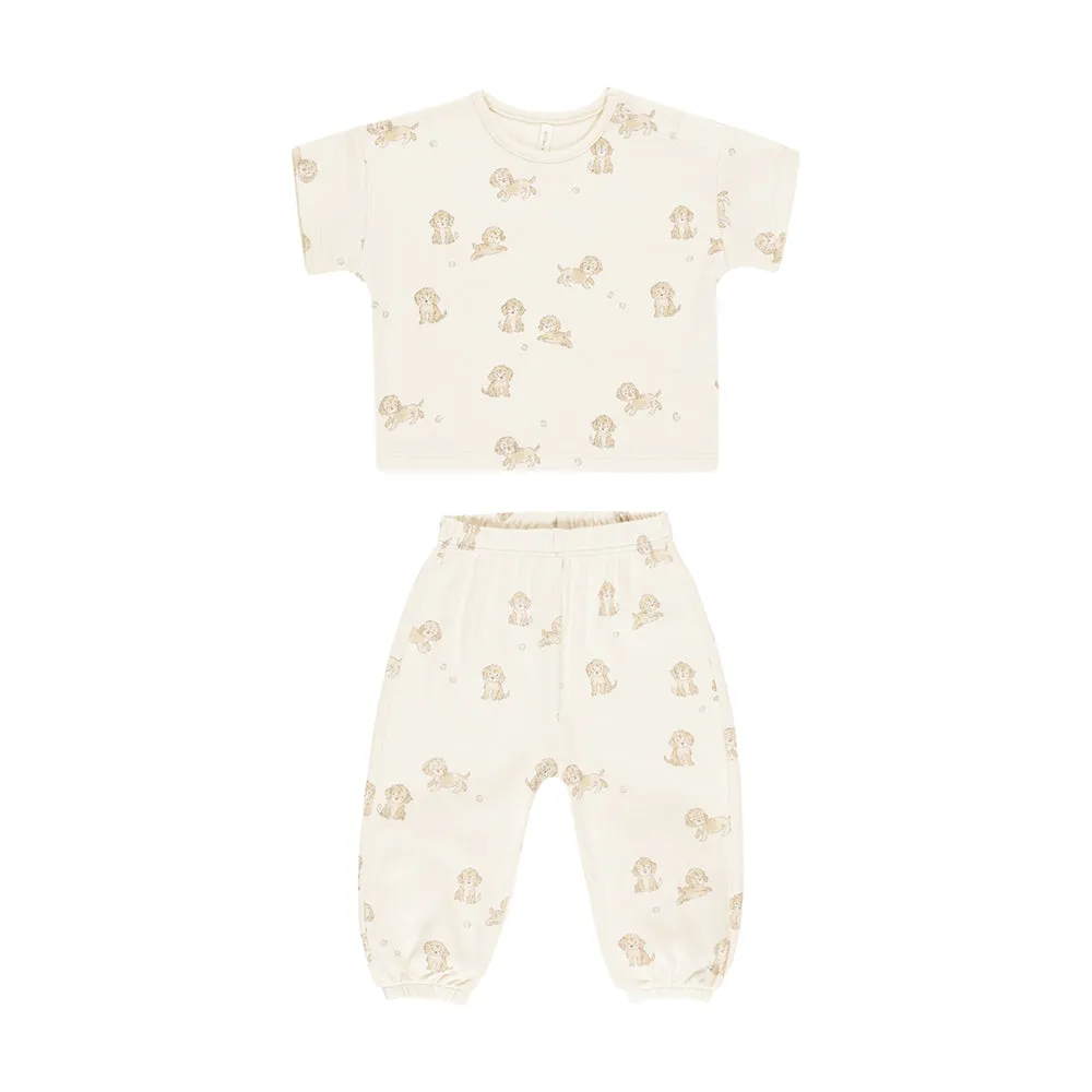 Jersey Tee   Pant Set | Puppies