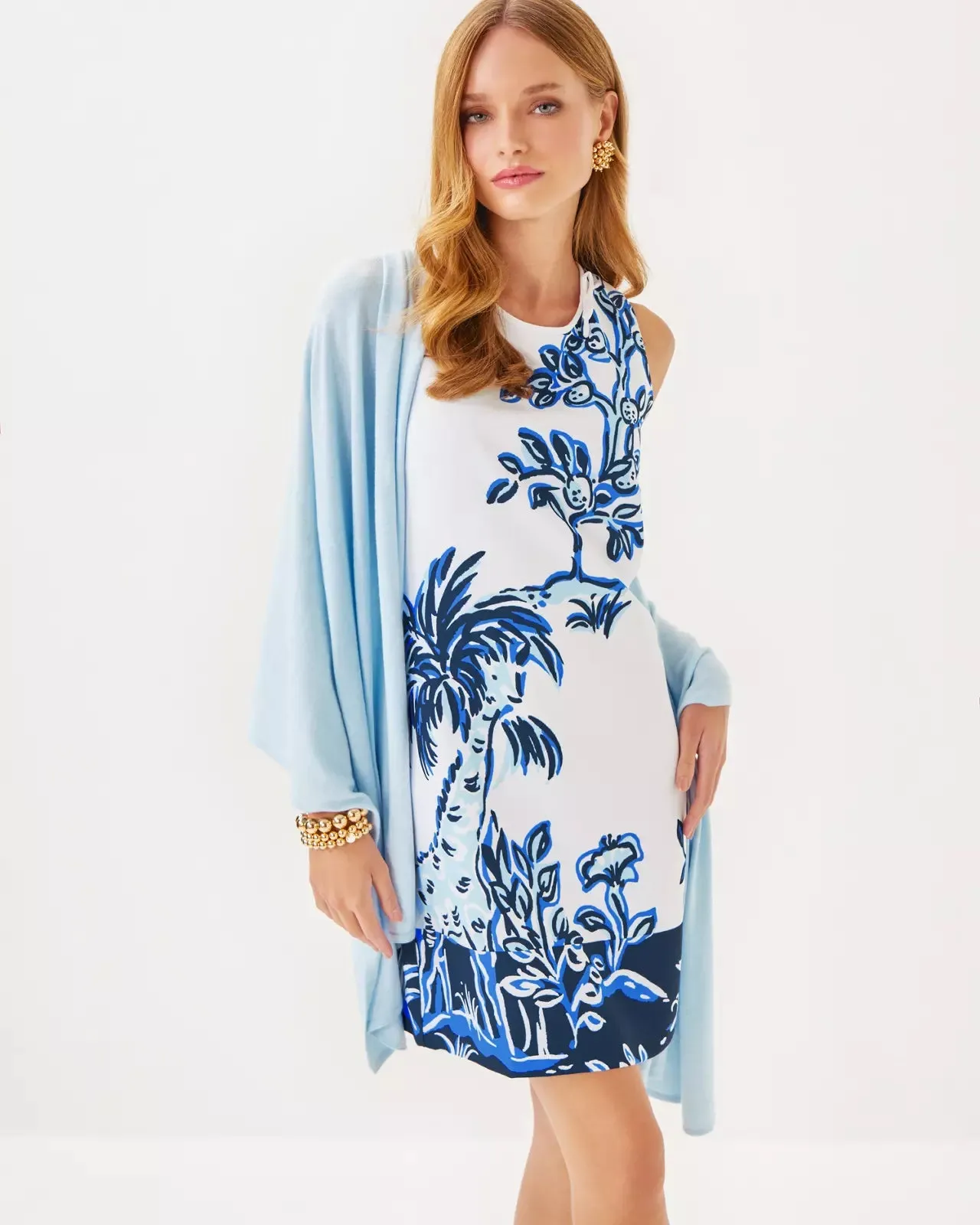 Julienne Shift Dress - Resort White Oversized Tall Tales