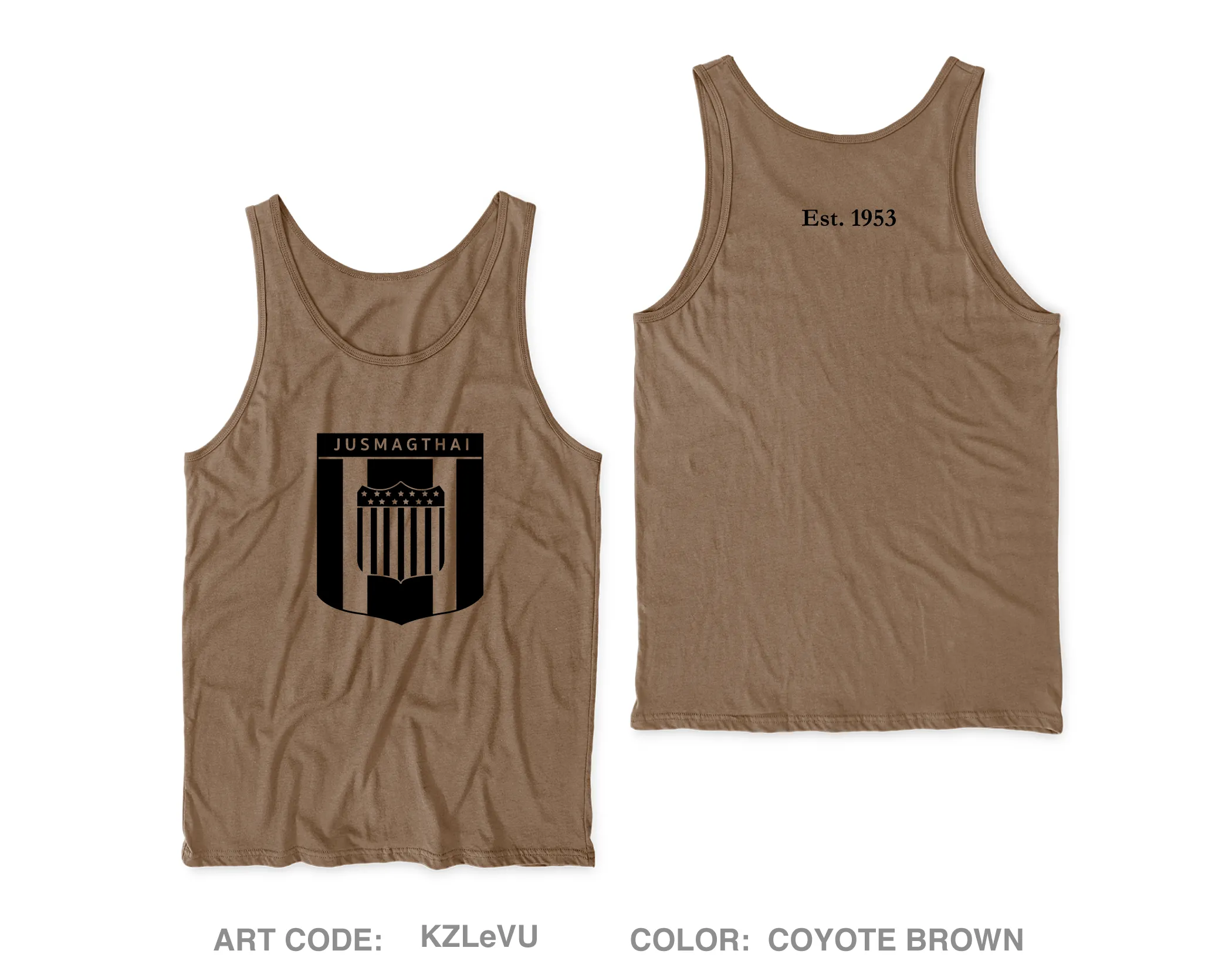JUSMAGTHAI Core Men's Performance Tank Top - KZLeVU