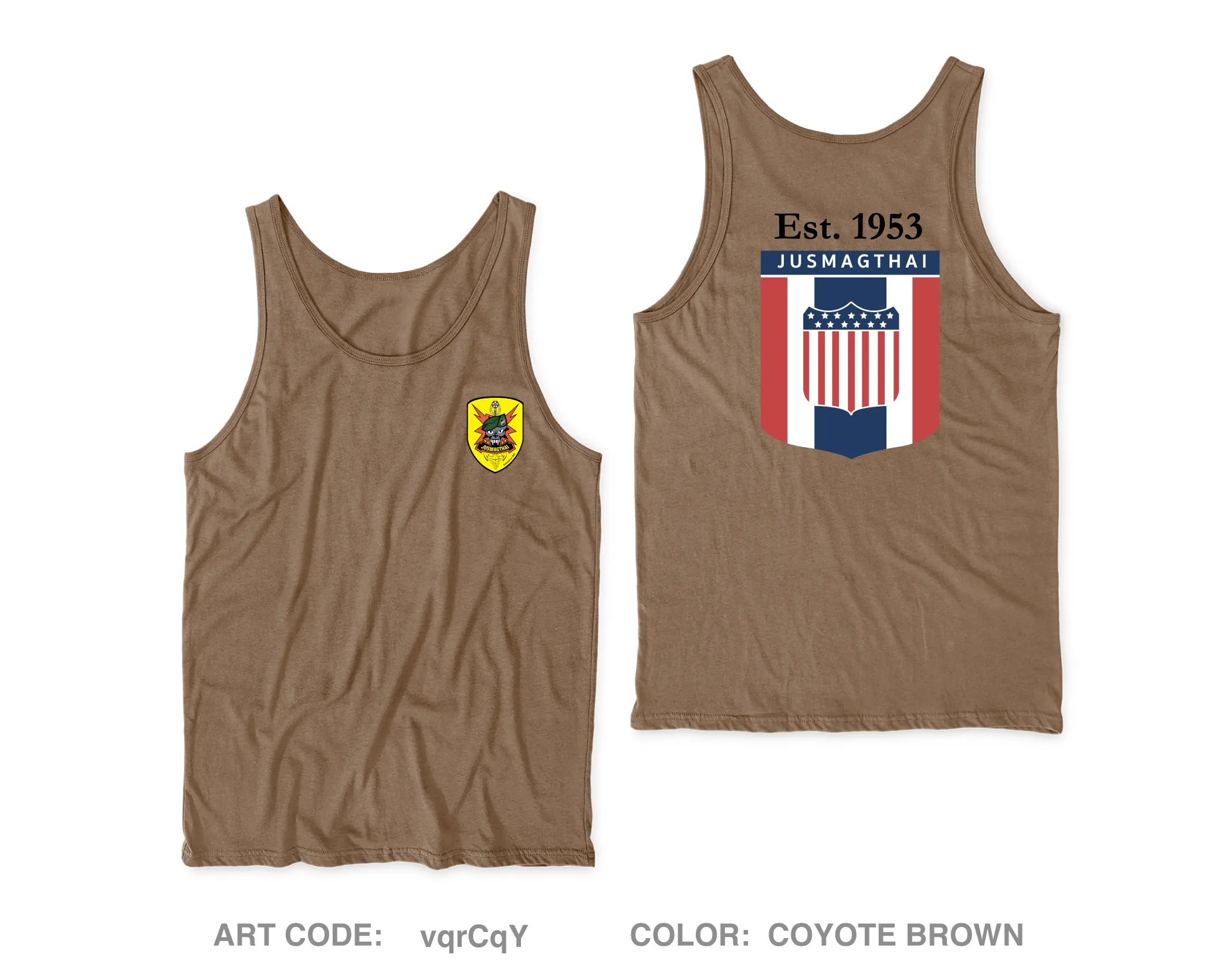 JUSMAGTHAI Core Men's Performance Tank Top - vqrCqY