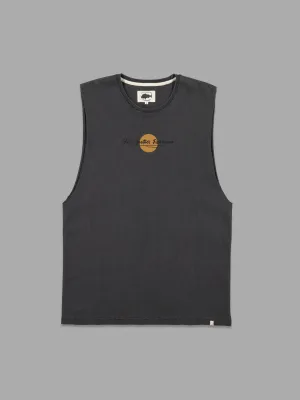 JUST ANOTHER FISHERMAN SALT IS CALLING TANK - AGED BLACK
