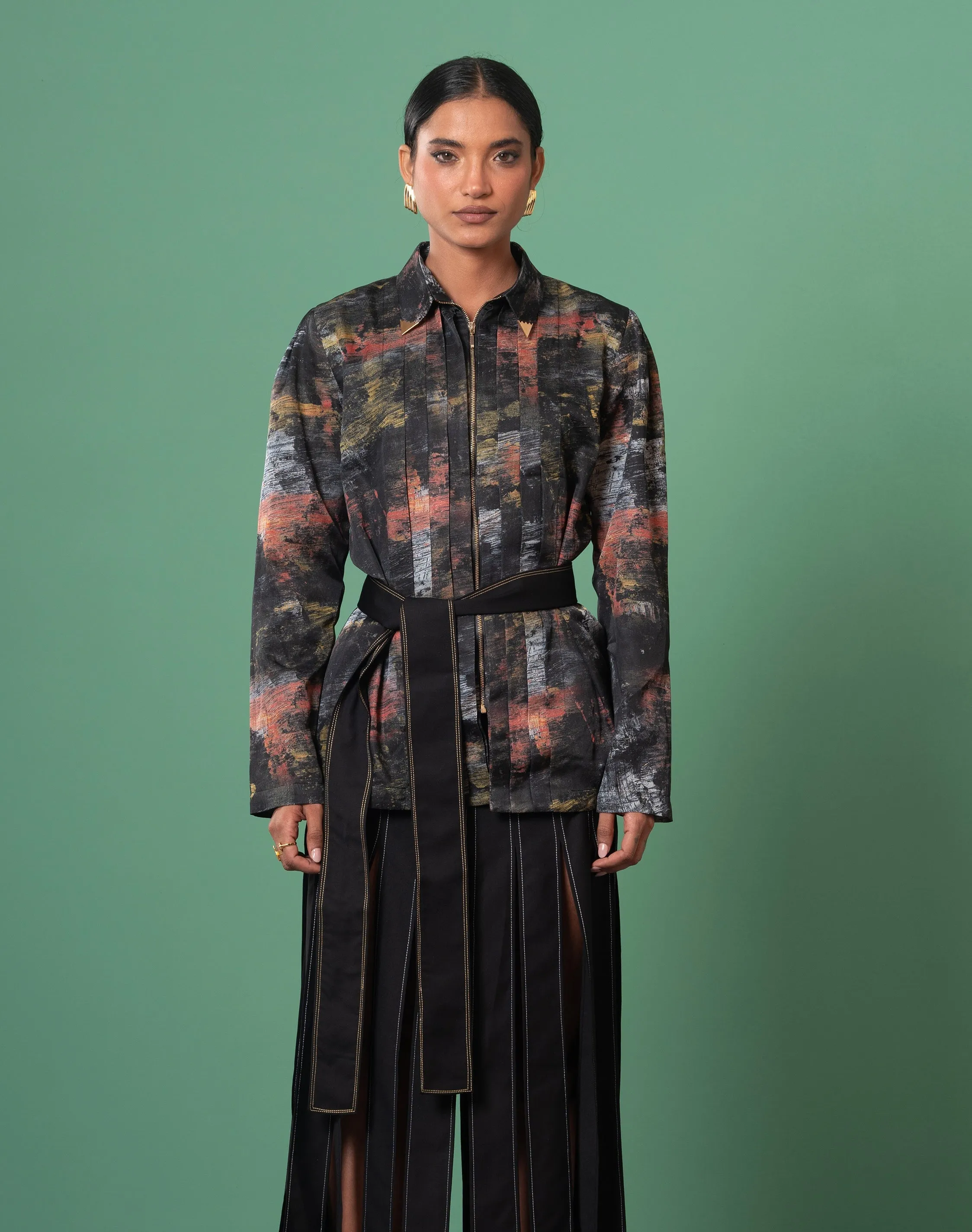 Kagé belted top