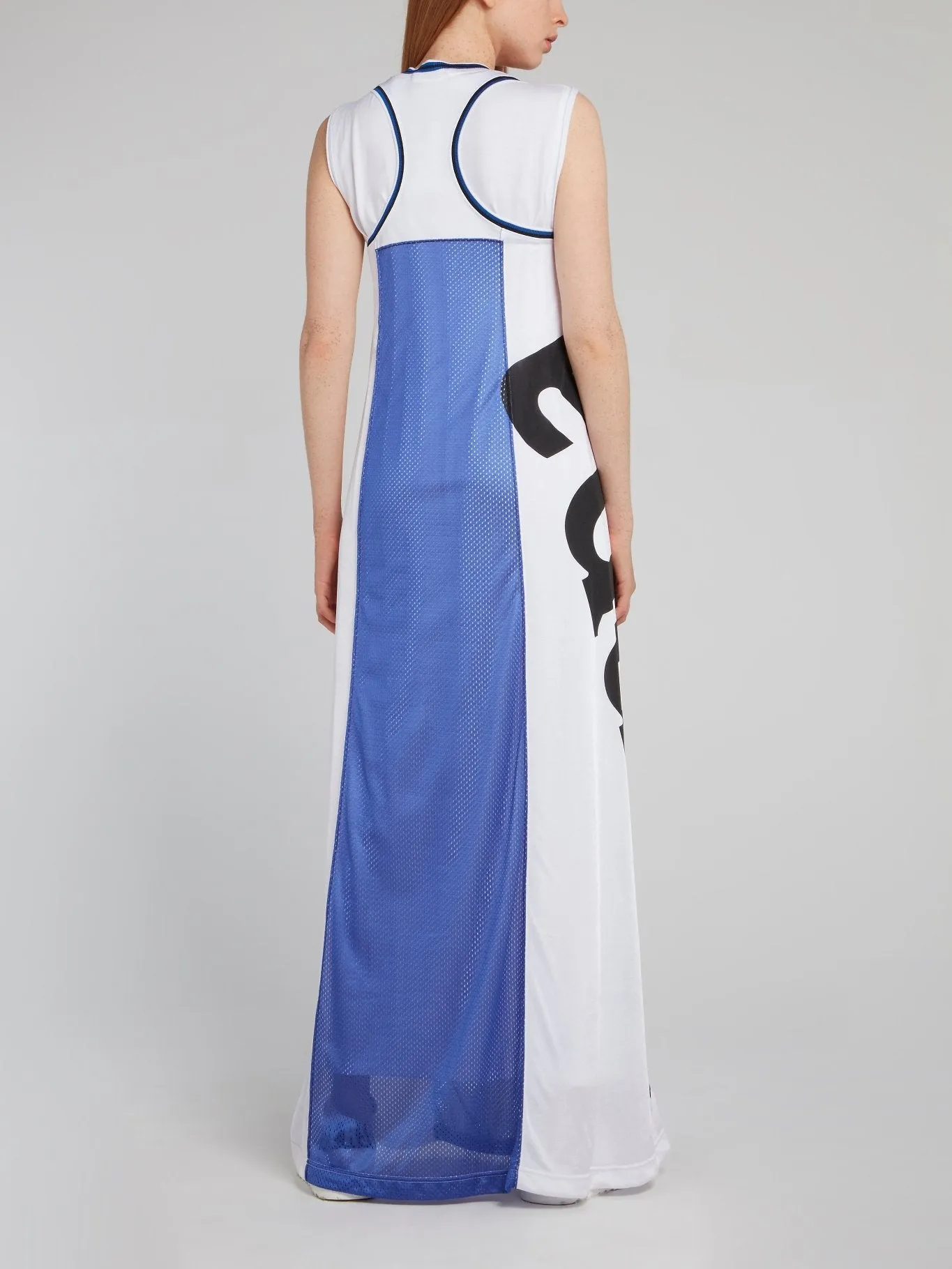 Kappa Perforated Panel Maxi Dress