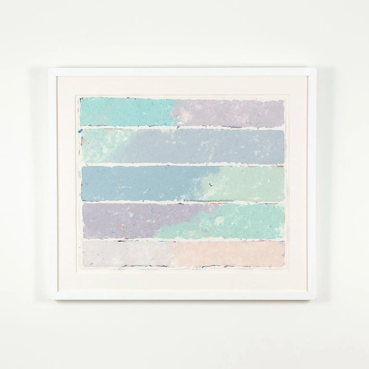 KENNETH NOLAND "BANDS" MONOPRINT, 1981