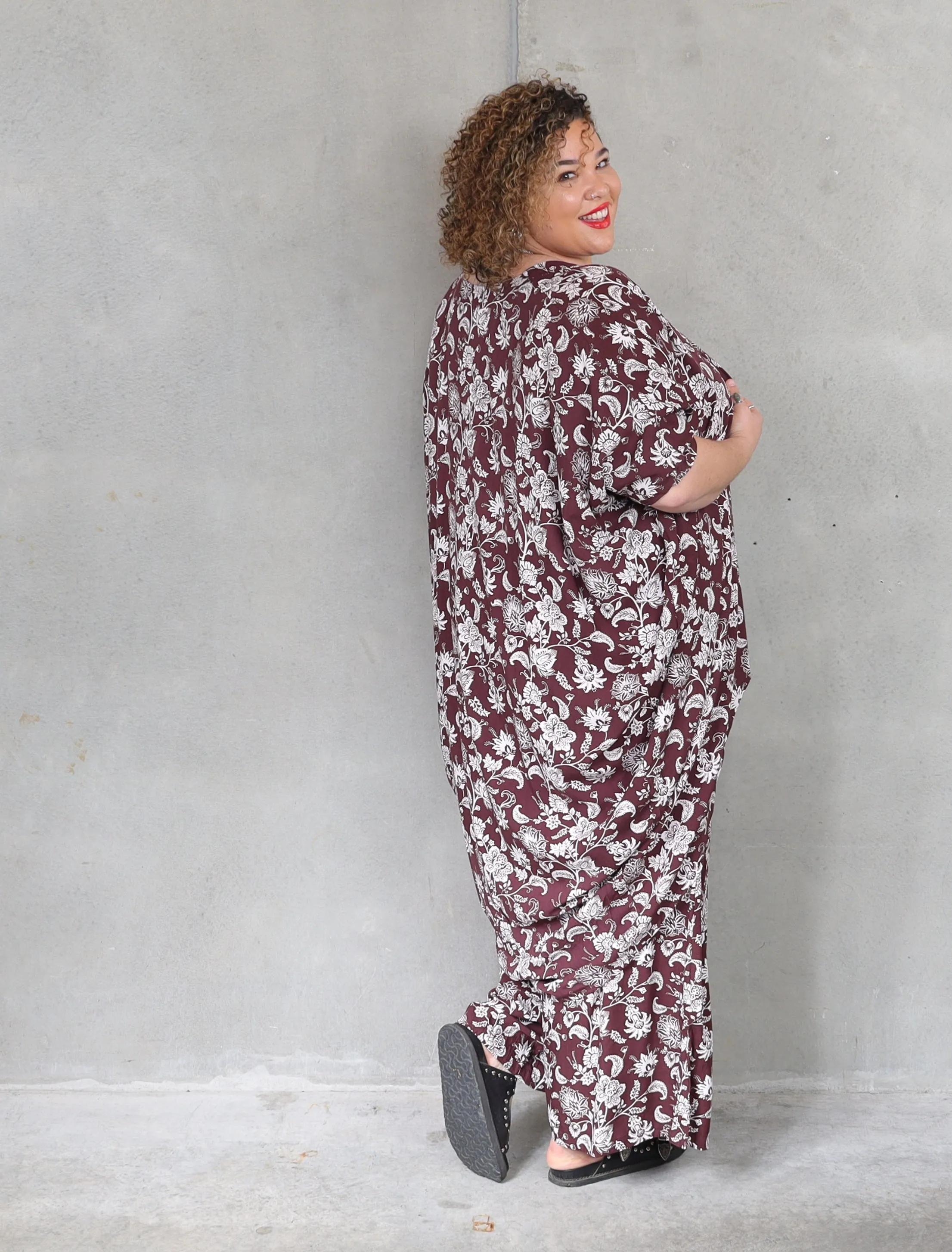 Kindred Kimono - Chocolate Shalimar