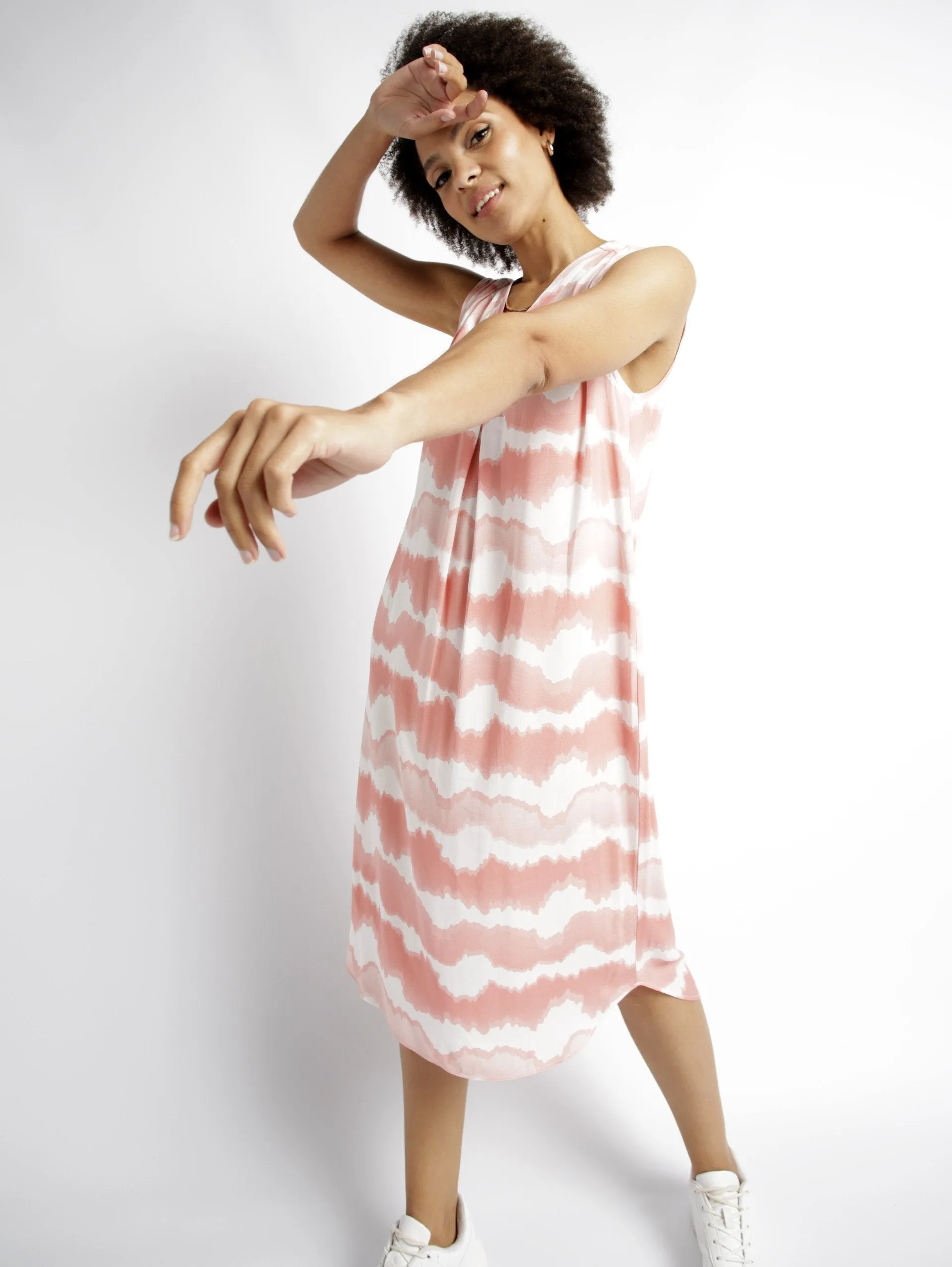 Ladies Shift Tie Dye Dress