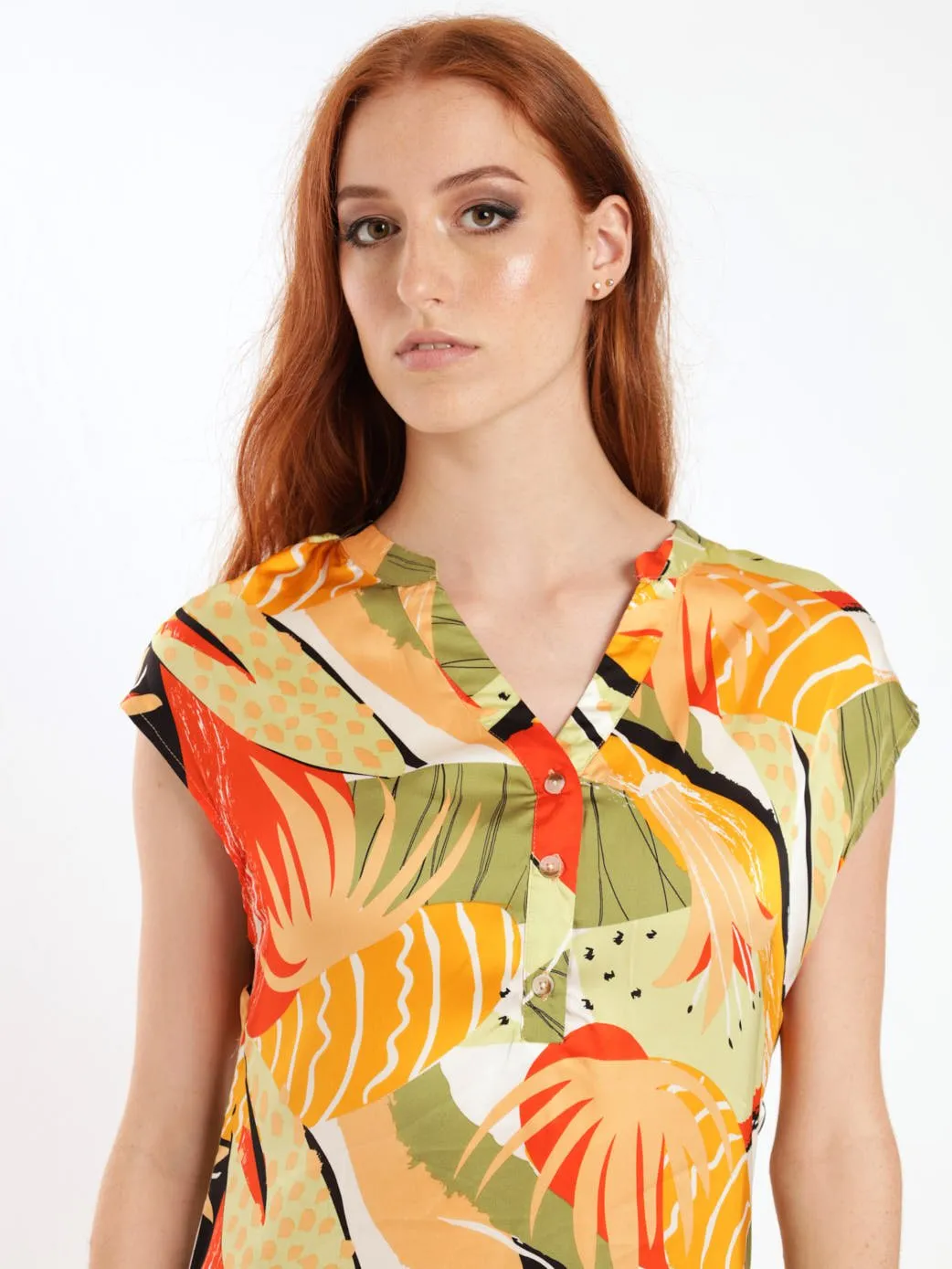 Ladies Sleeveless Midi Shift Dress