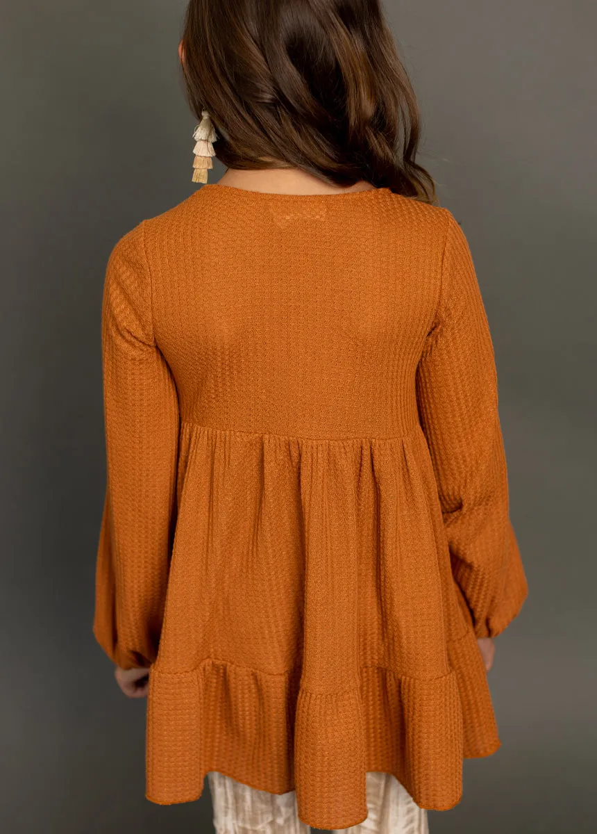 Laila Henley Top in Marigold
