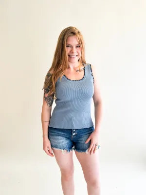 Lettuce Hem Knit Tank