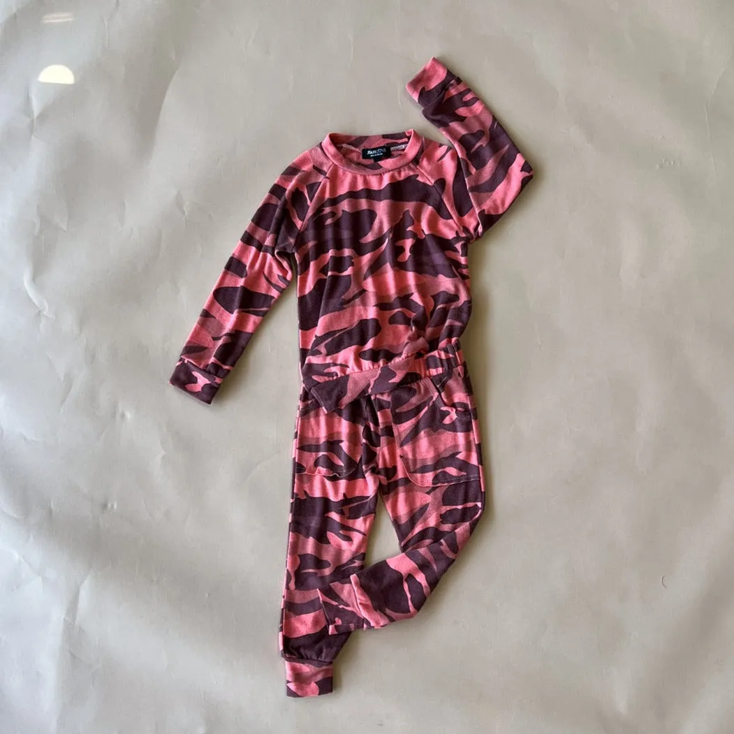 Lew Camo Joggers | Dyed Lava (Kids)