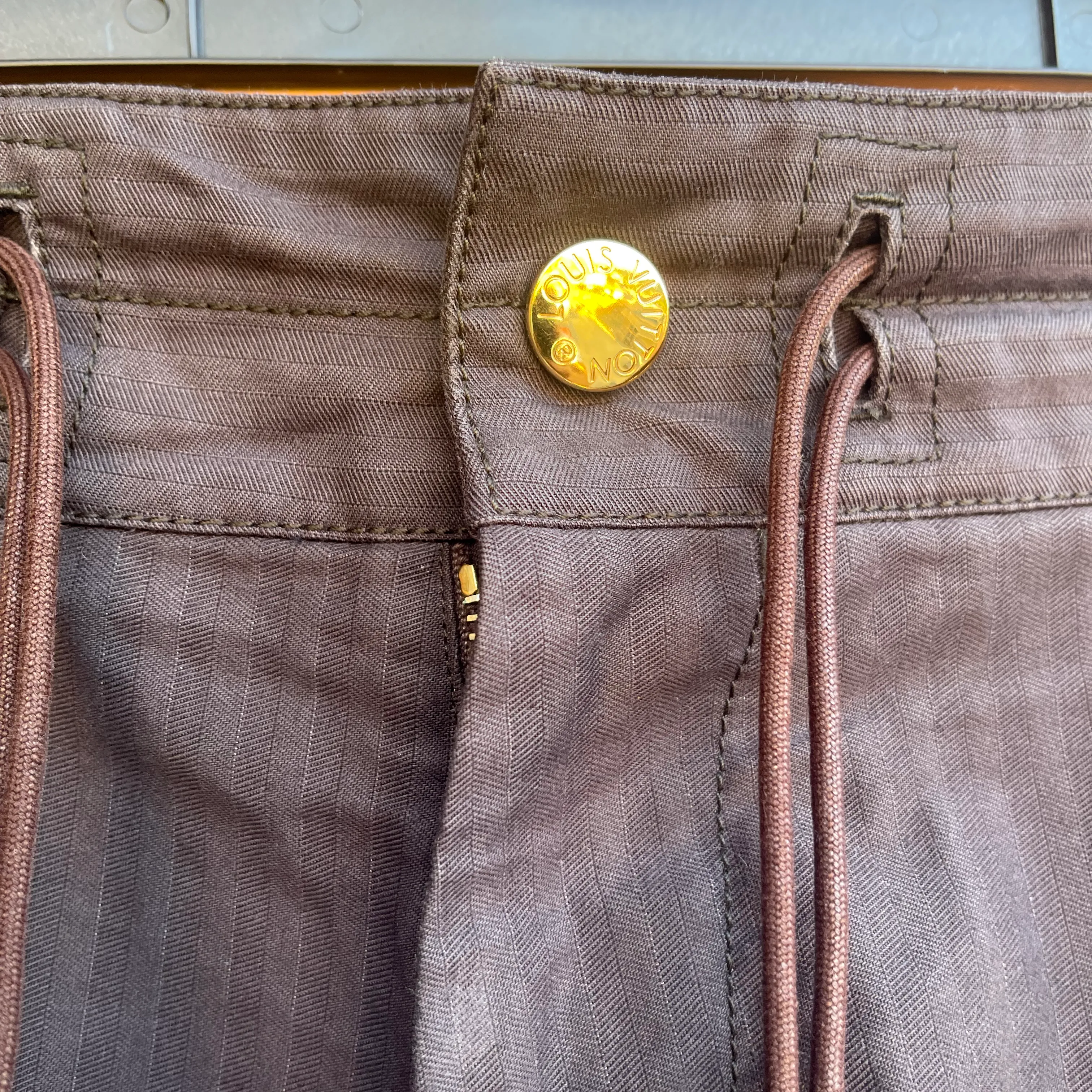 Louis Vuitton Brown Drawstring Trouser (Men's Medium / 32)