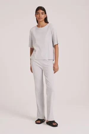 Lounge Rib Pants Grey Marle