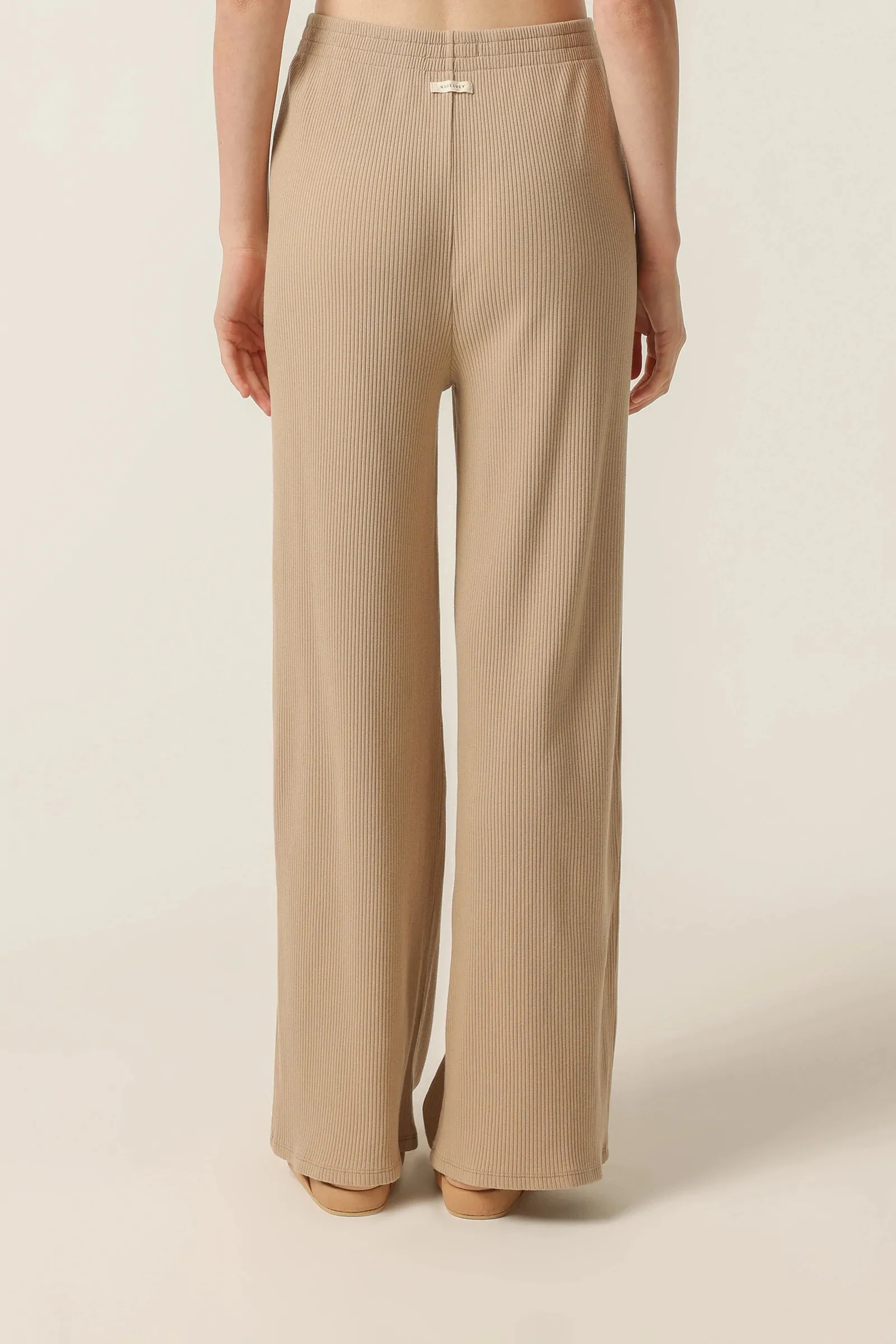 Lounge Ribbed Pant Sepia