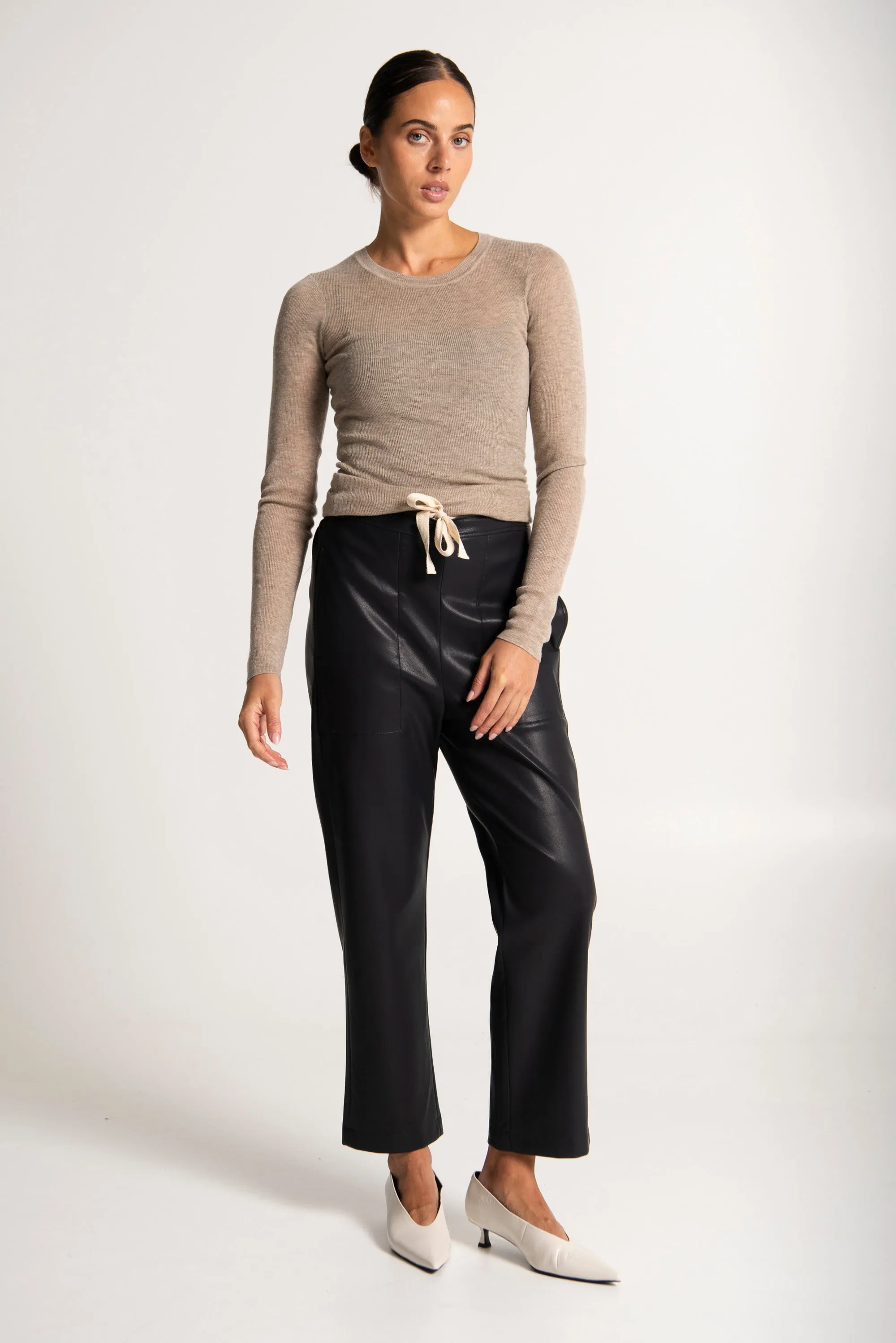 Lounge the Label SIAN Pleather Pants - black