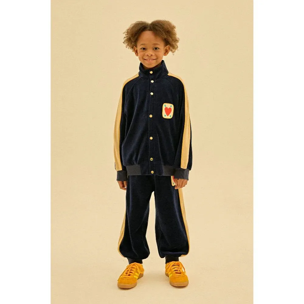 Love Velour Lounge Pants-Navy