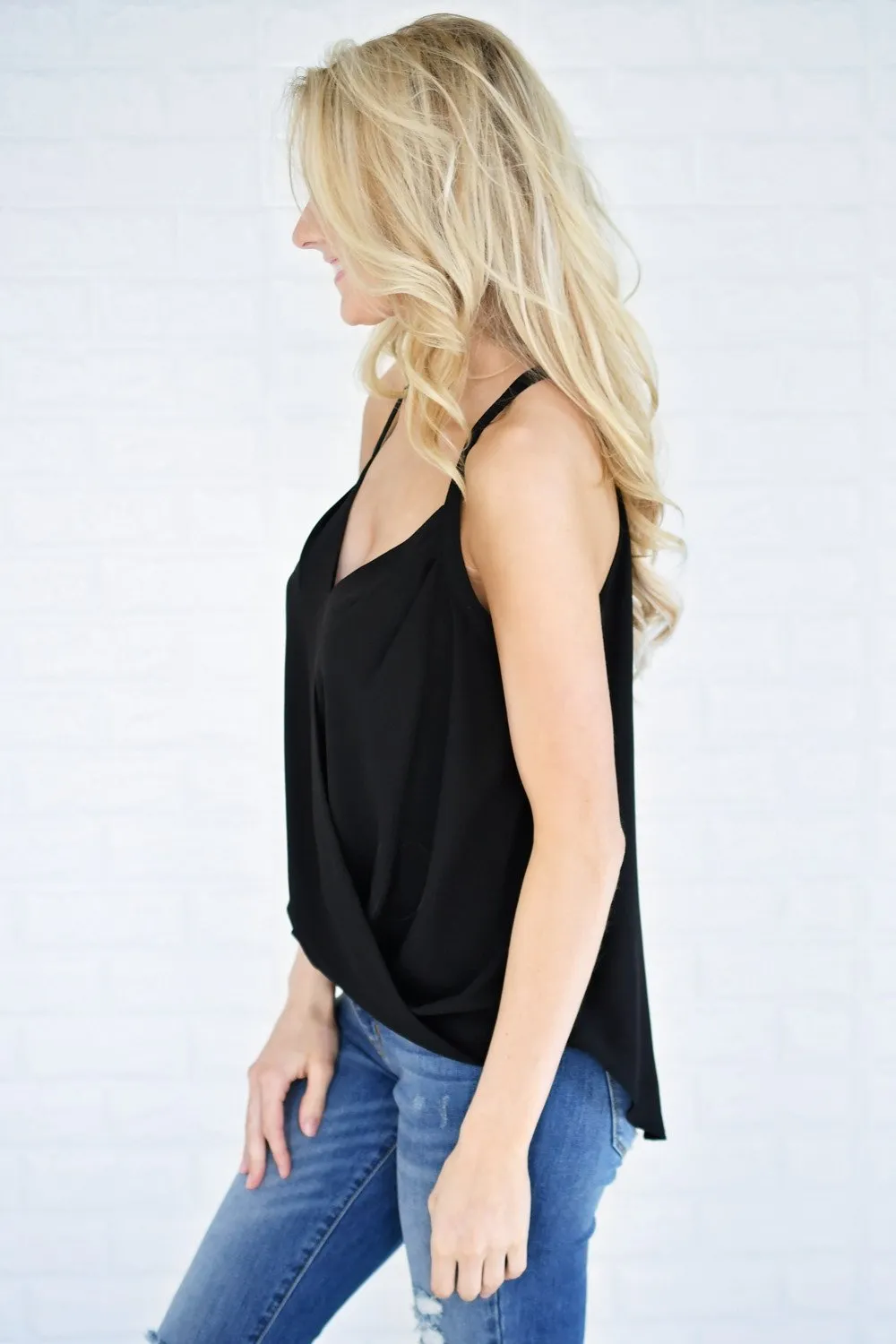 Lucky Black Tank Top