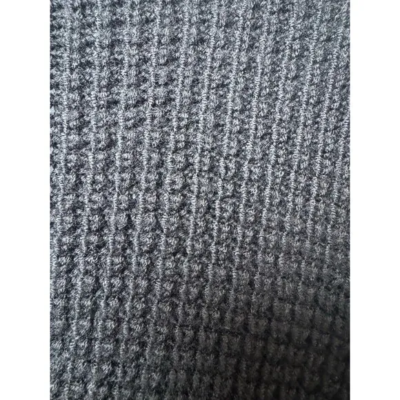 Margaret O’Leary Wool Tunic Cardigan Small Black Knit Lagenlook Minimalist Boho