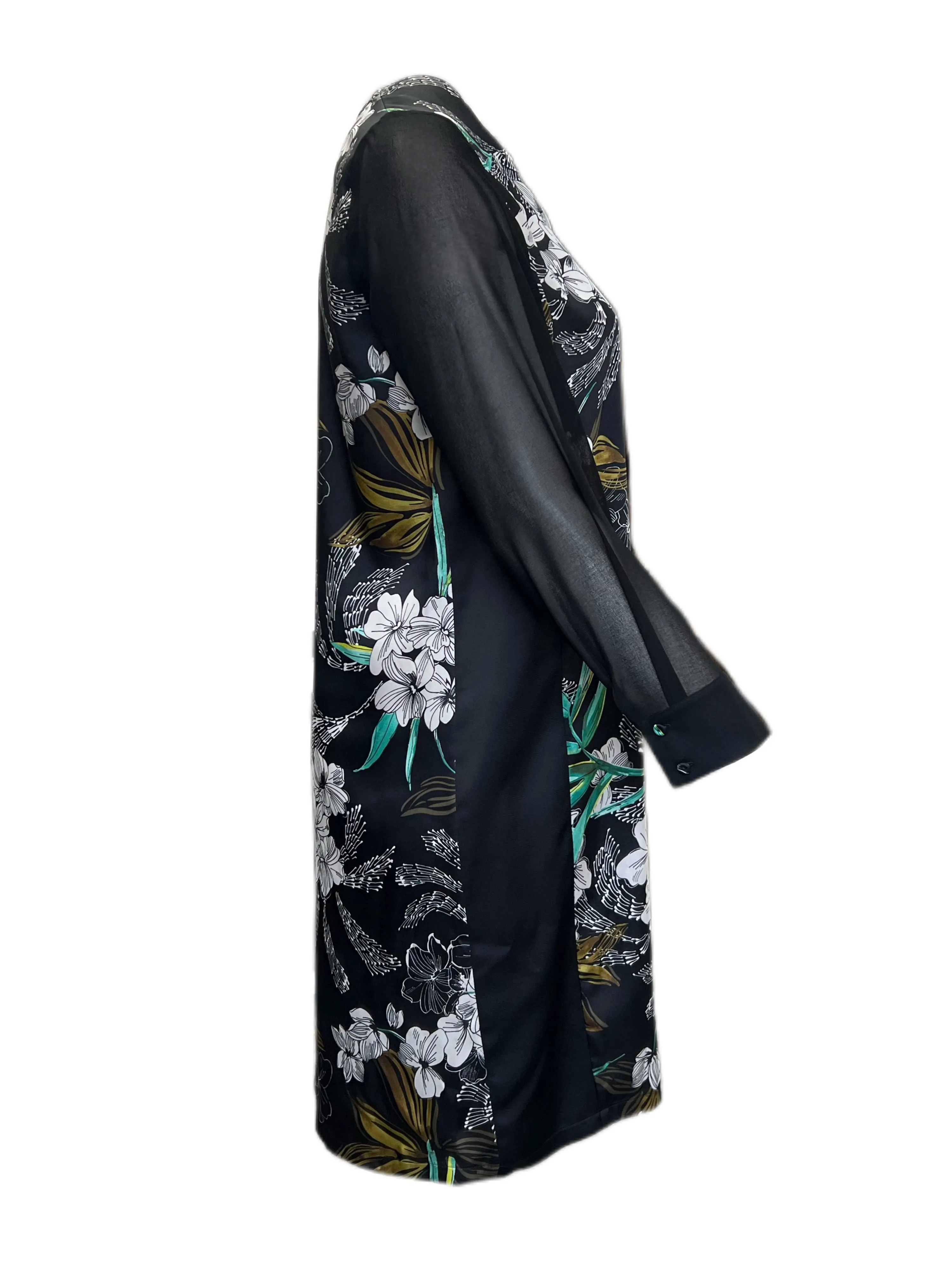 Marina Rinaldi Women's Nero Due Sheath Dress NWT
