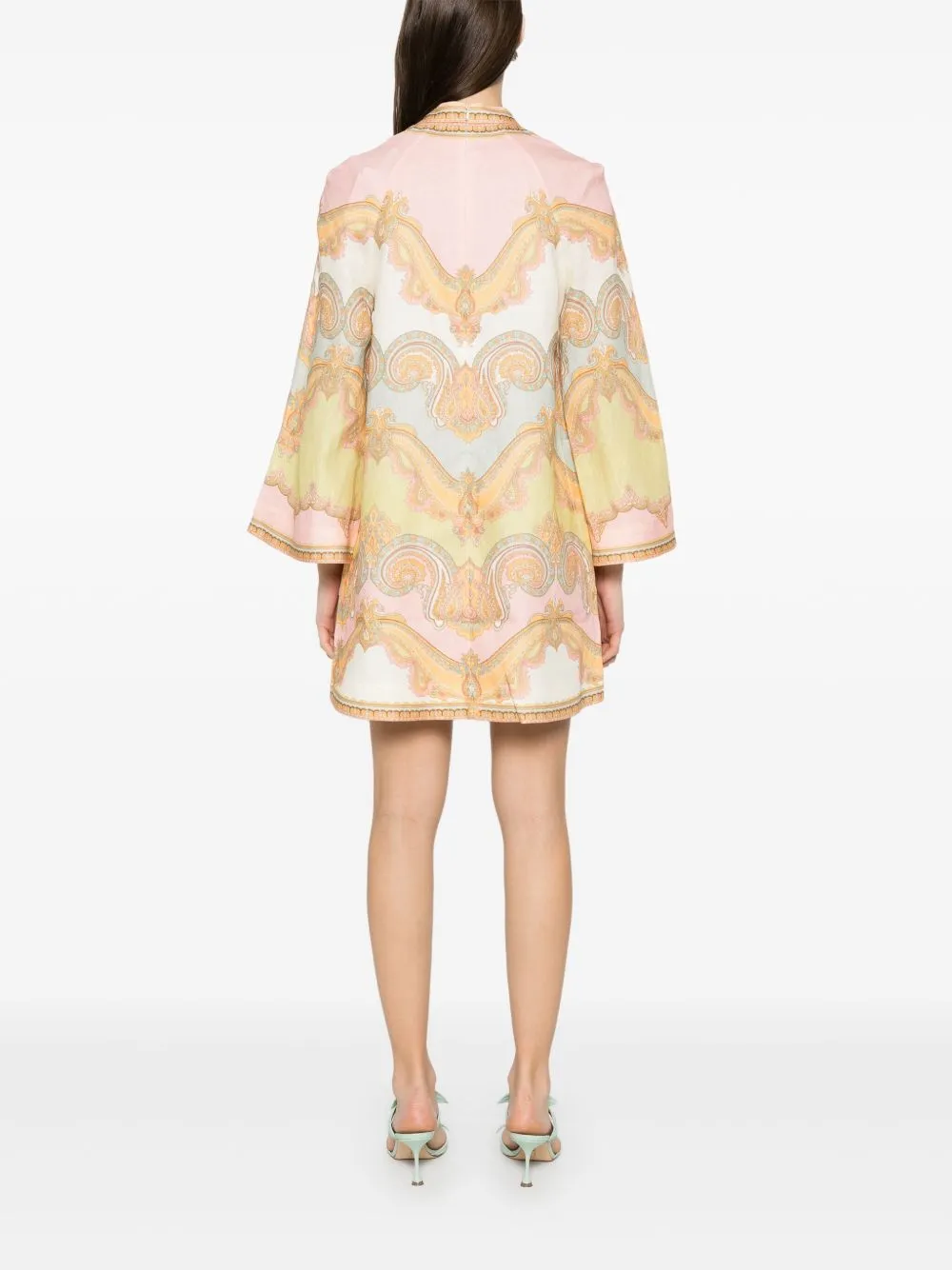 Maxine printed cotton tunic dress
