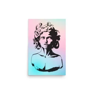 Medusa’s Gaze – Iridescent Medusa Art Poster (Unframed)