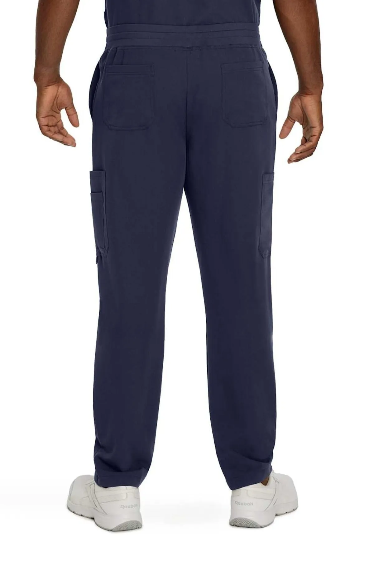 Mens 7-Pocket Drawstring Cargo Scrub Pants
