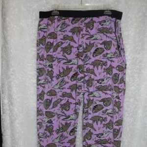 MeUndies lounge pants sloth pattern unisex size L NWOT - LAST ONE!!!