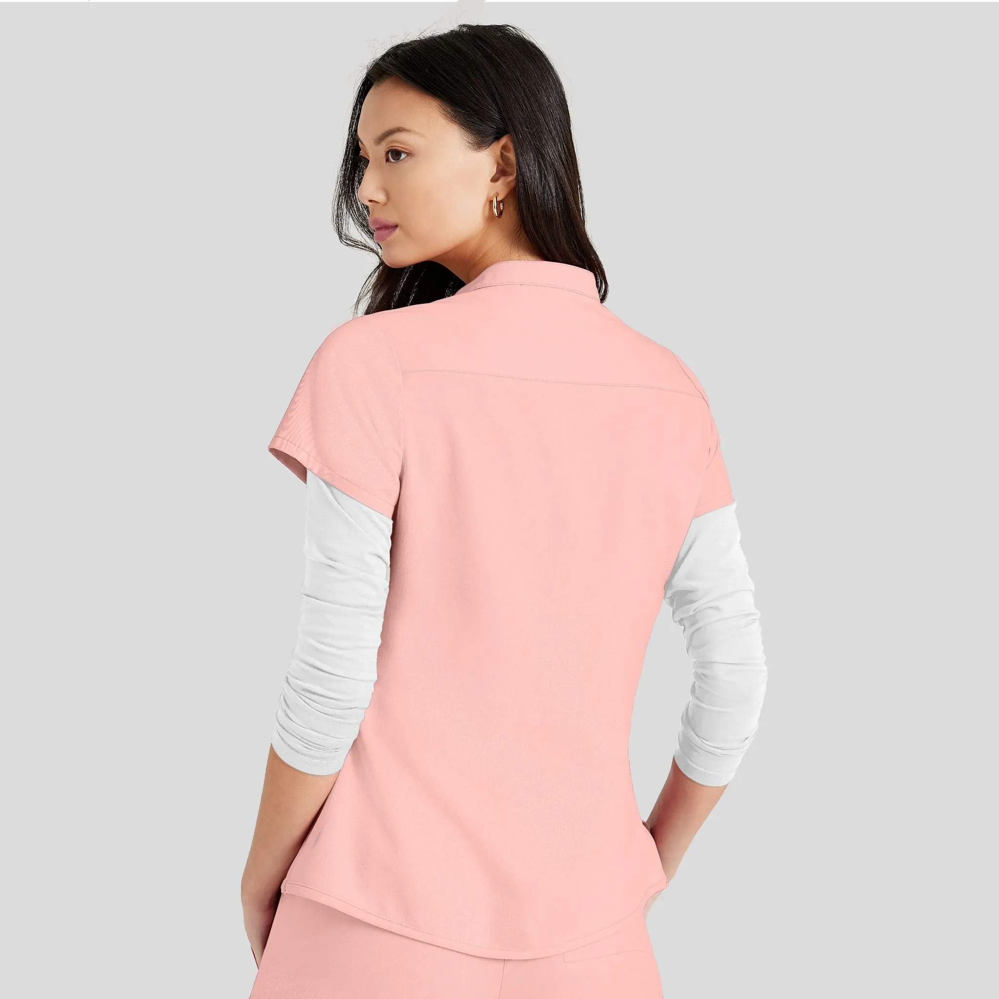 Mission Scrub Top | Light Peach