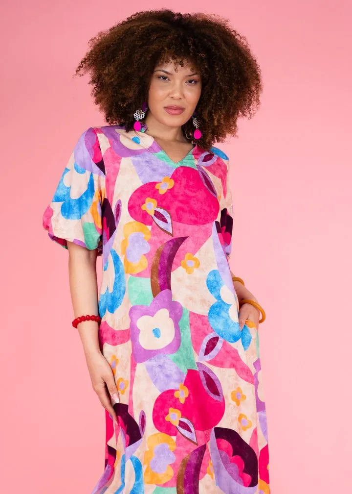Moorea Shift Midi Dress