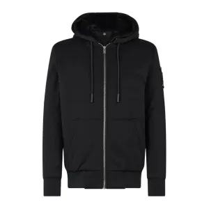 MOOSE KNUCKLES -  BLACK FAUX LINDEN CLASSIC BUNNY SILVER LOGO