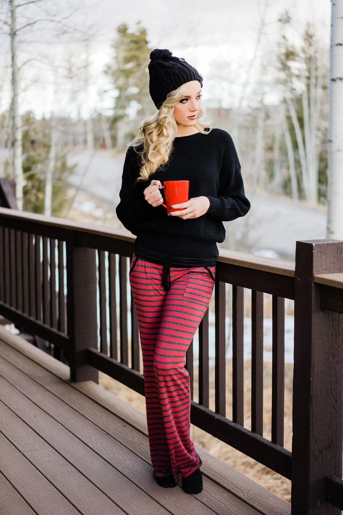 My Favorite Striped Lounge Pants
