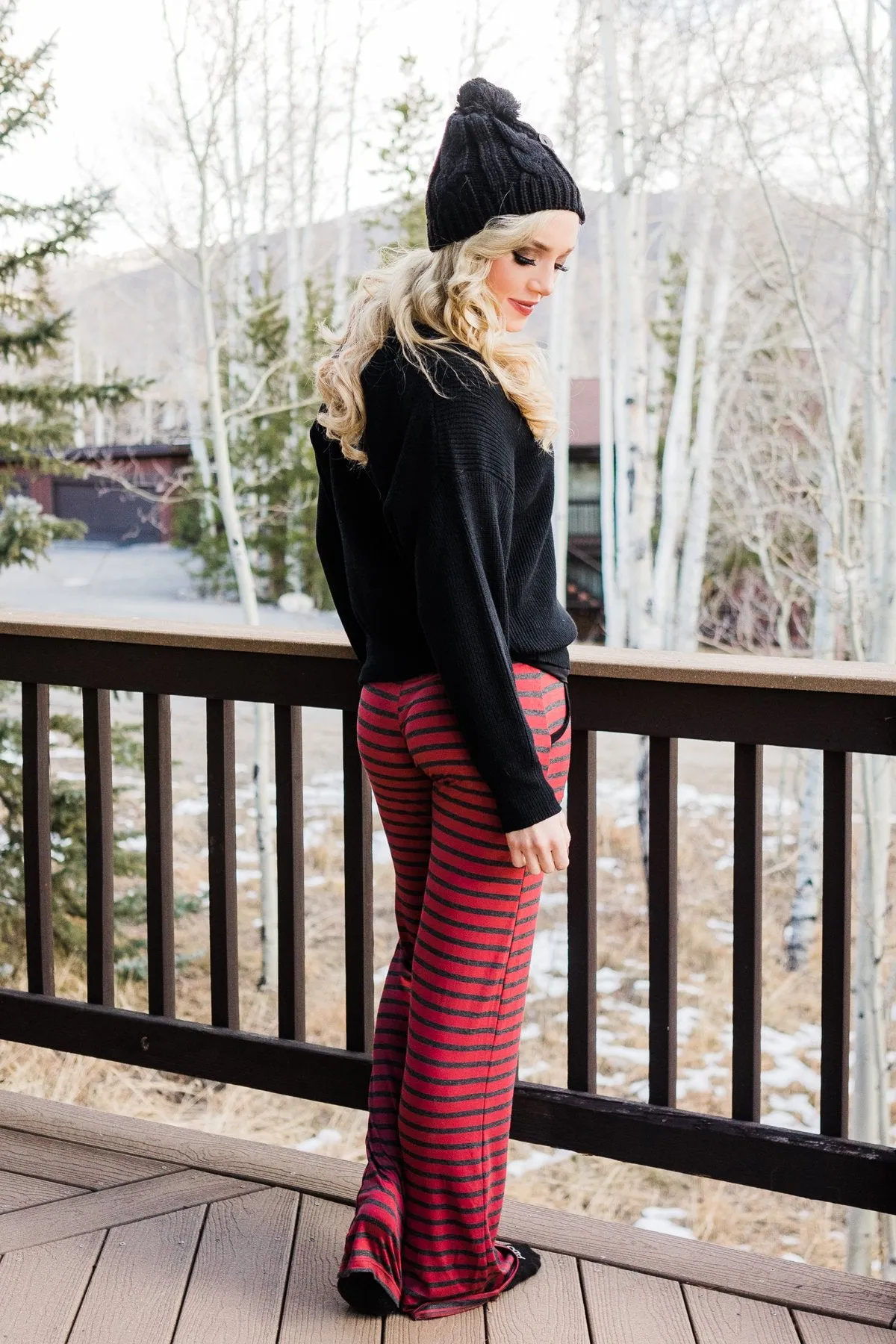 My Favorite Striped Lounge Pants