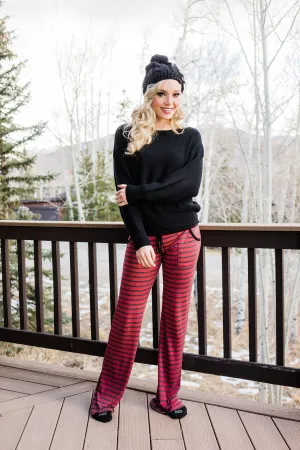 My Favorite Striped Lounge Pants