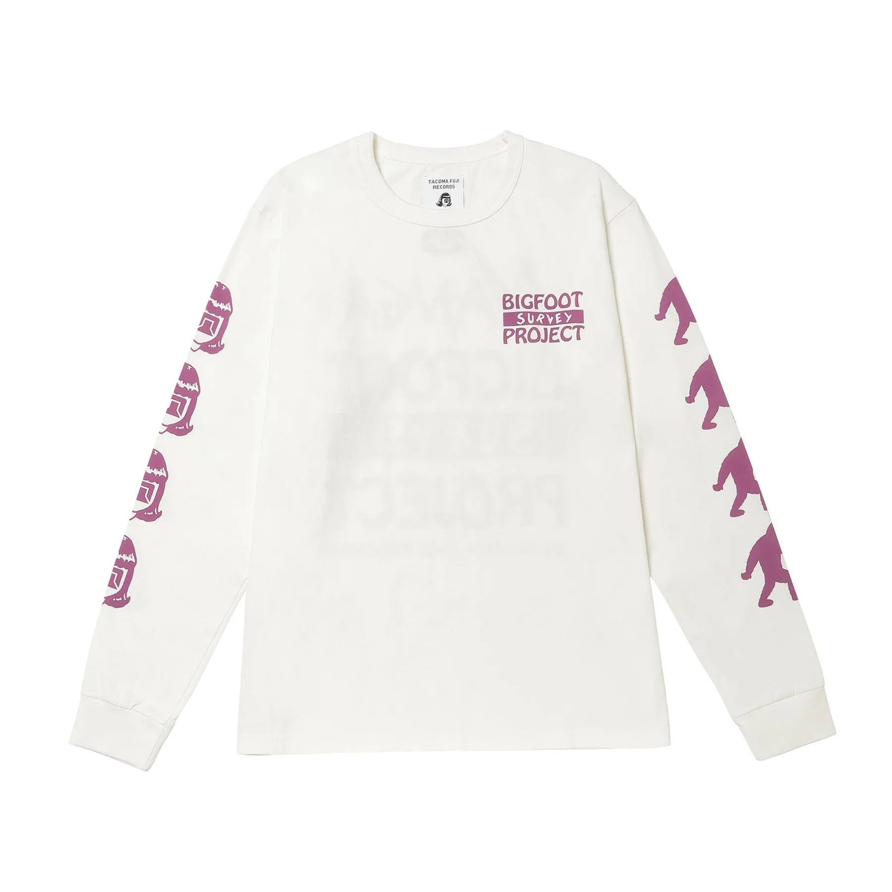 NANGA×TACOMA FUJI RECORDS BIGFOOT SURVEY PROJECT LOGO L/S TEE(UNISEX)