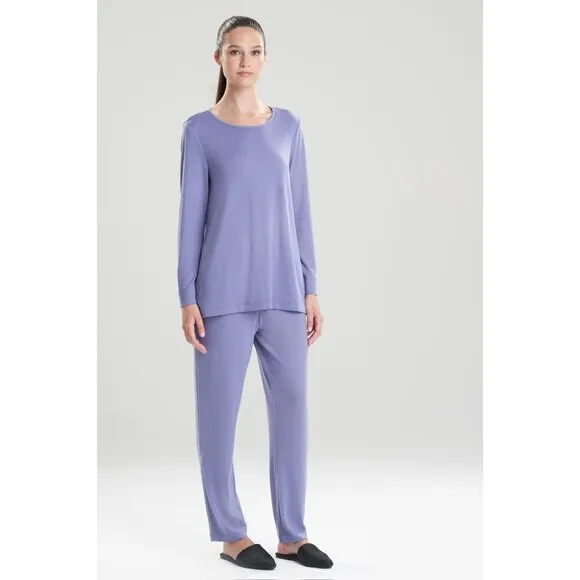 Natori Blue Top and Lounge Pants Set