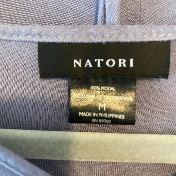 Natori Blue Top and Lounge Pants Set